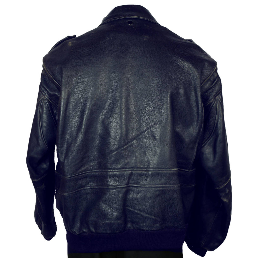 Mens Vintage Leather Jacket Rudsak Cowhide Bomber Style XXL - Poppy's Vintage Clothing