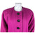 Vintage 1987 Yves Saint Laurent Coat Magenta Wool Size M