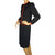 Yves Saint Laurent Three Piece Suit Jacket Pants &amp; Skirt Black Wool Ladies S M - Poppy's Vintage Clothing