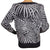 Vintage 1980s Yves Saint Laurent Sweater Rive Gauche Paris B&W Cotton Ladies 36 - Poppy's Vintage Clothing