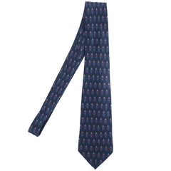 Vintage 70s Salvatore Ferragamo Silk Tie Necktie Italy - Poppy's Vintage Clothing