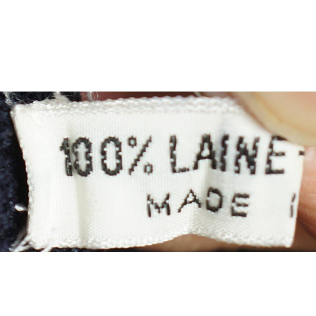 Vintage Salvatore Ferragamo Sweater Blue Wool Cardigan Made in Italy Size M - Poppy's Vintage Clothing