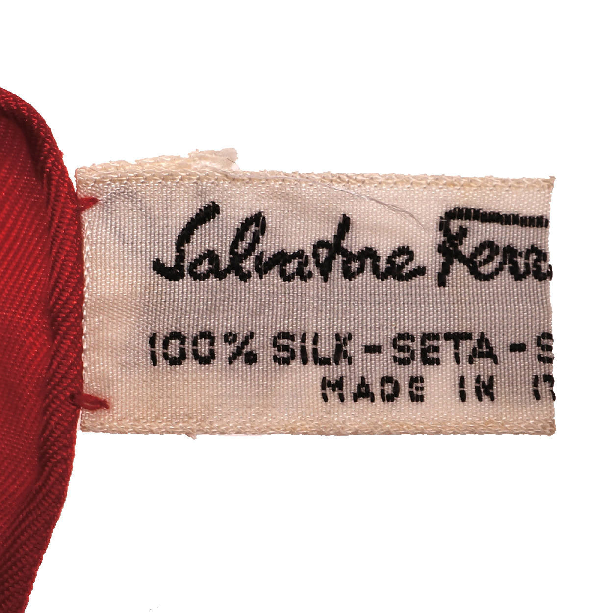 Salvatore Ferragamo Birds and Fruit Silk Twill Scarf 34” Square Made in Italy - Poppy's Vintage Clothing