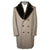 Vintage 60s Cavalry Twill Wool Coat Overcoat Samuelsohn Sz M - Poppy's Vintage Clothing
