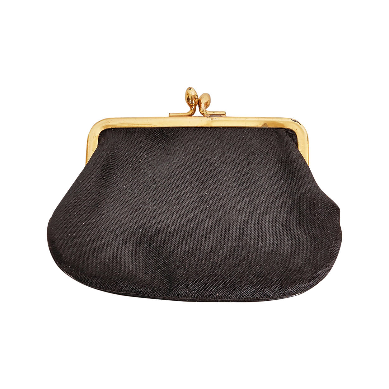 Vintage Schiaparelli Paris Purse 1950s Black Antelope Suede Handbag - Poppy's Vintage Clothing