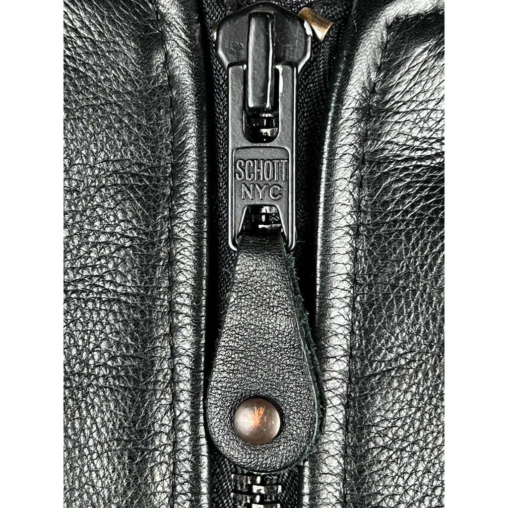 Schott Bros Leather Flight Jacket MA-1 224 Pebble Finish Sml