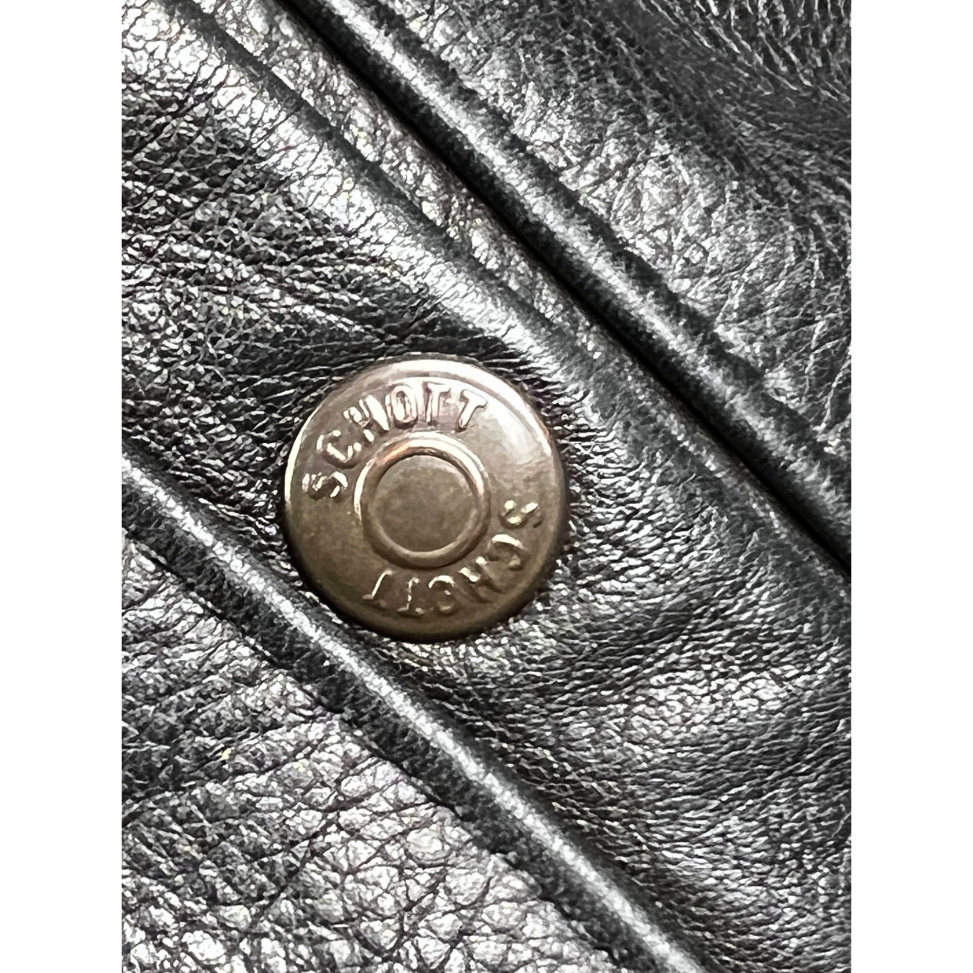 Schott Bros Leather Flight Jacket MA-1 224 Pebble Finish Sml