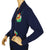 Vintage 1960s Scottish Cashmere Sweater with Pansy Flower Intarsia Pattern M - Poppy's Vintage Clothing
