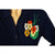 Vintage 1960s Scottish Cashmere Sweater with Pansy Flower Intarsia Pattern M - Poppy's Vintage Clothing