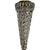 Antique Glove Button Hook Unmarked Scottish Silver w Citrine