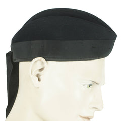 Vintage Scottish Glengarry Bonnet Cap Black Watch