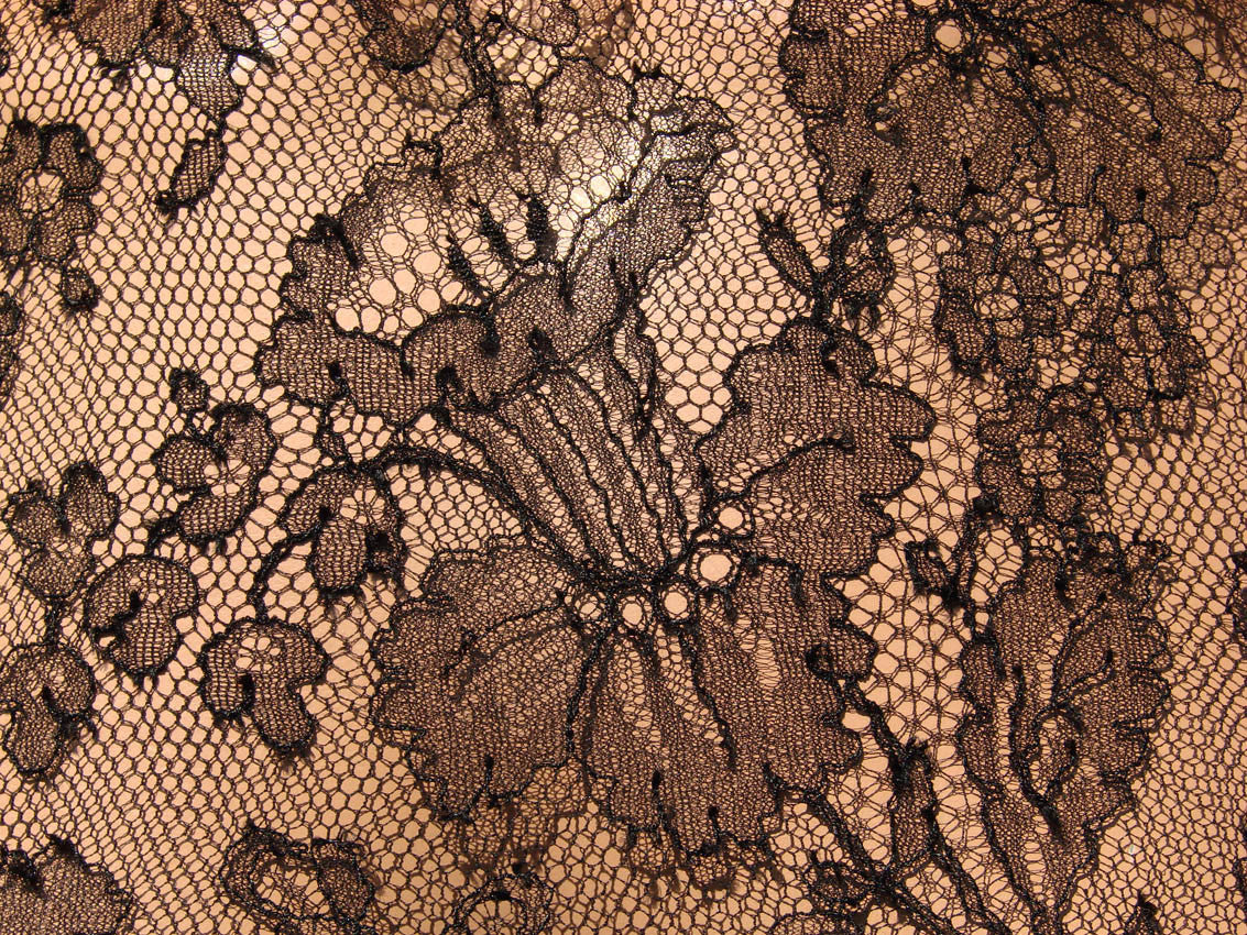 1980s Vintage Cocktail Dress by Serge et Real Montreal in Brown Lace - Poppy's Vintage Clothing