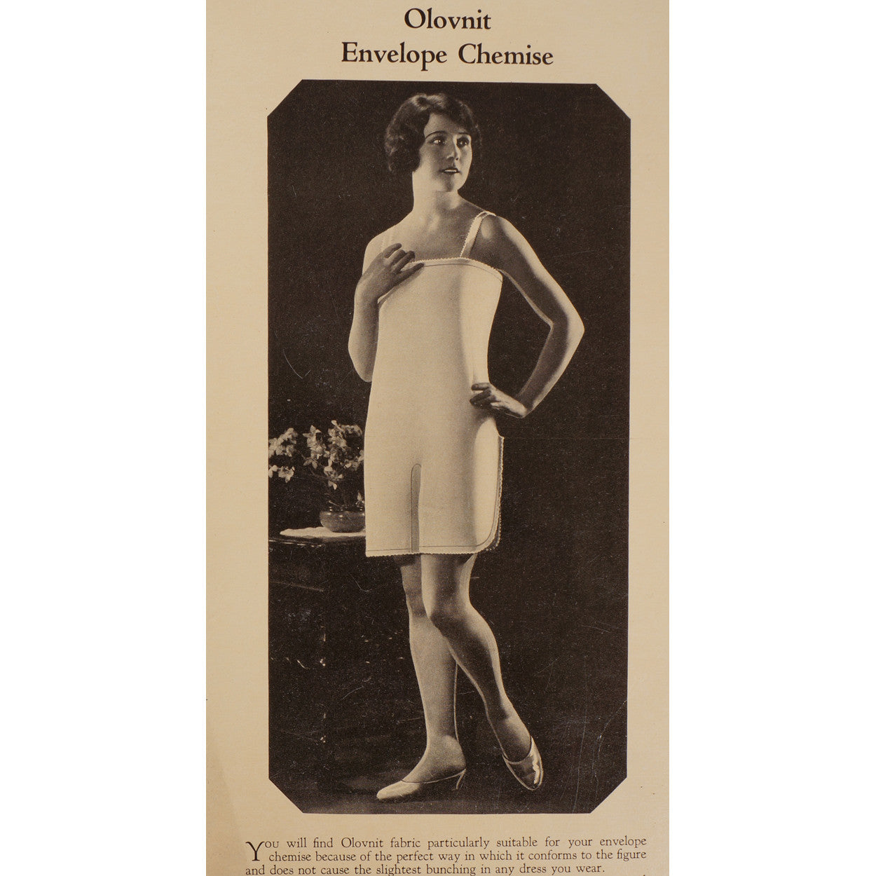 Vintage 1920s Underwear Bloomer Chemise Catalog Promo Ad Shaugnessy Olovnit Lingerie - Poppy's Vintage Clothing