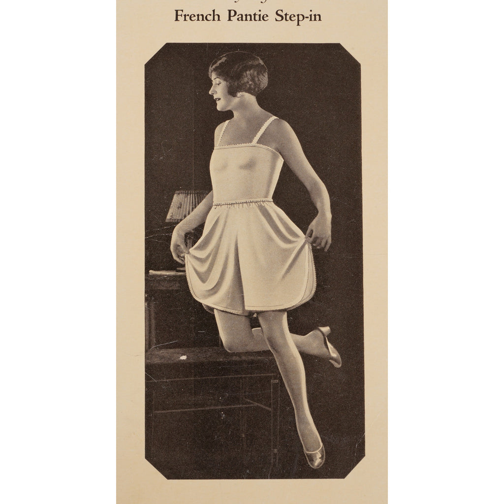 Vintage 1920s Flapper Panties Catalog Promo Ad Shaugnessy Olovnit Lingerie - Poppy's Vintage Clothing
