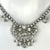 Vintage 1950s Sherman Rhinestone Necklace Clear Crystal 15 Inch