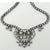 Vintage 1950s Sherman Rhinestone Necklace Clear Crystal 15 Inch