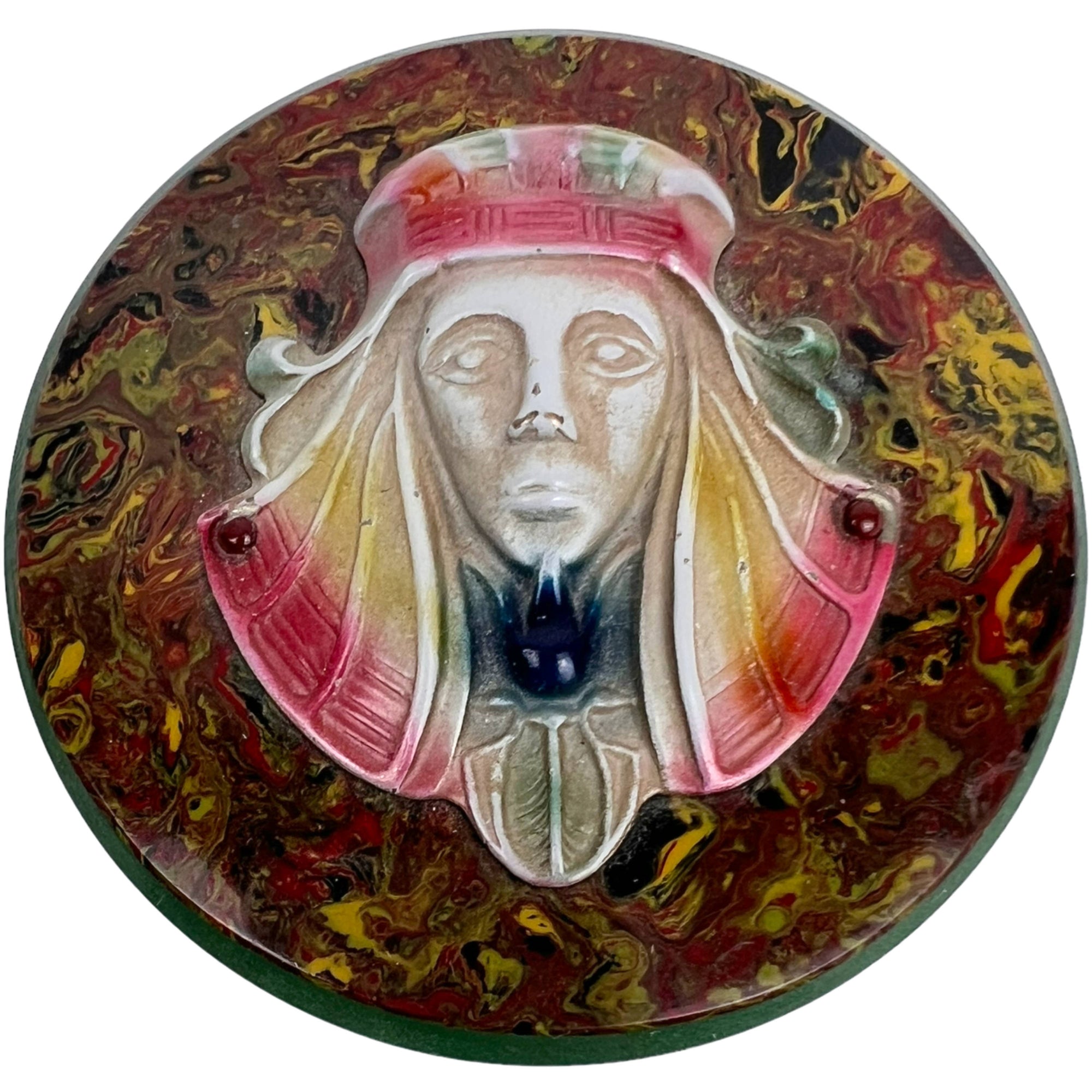 1920s The Sheik Antique Celluloid Button 3 1/8” Large