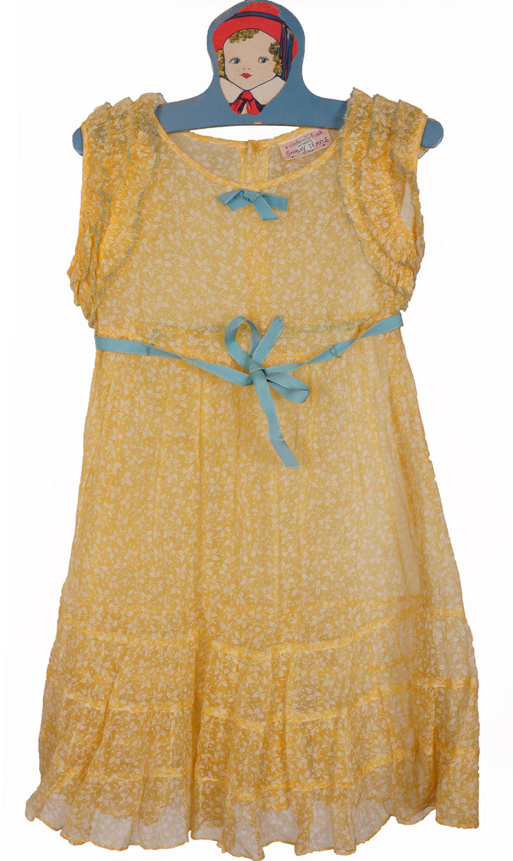 Shirley Temple 1930s Doll Dress Girls Dress Size 6 - Poppy's Vintage Clothing