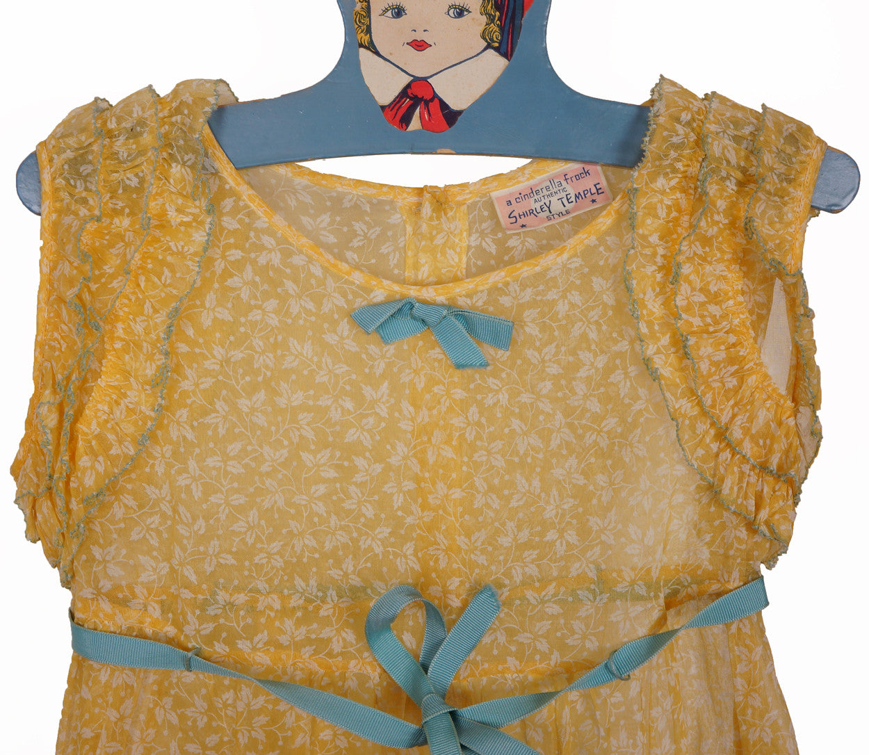 Shirley Temple 1930s Doll Dress Girls Dress Size 6 - Poppy's Vintage Clothing