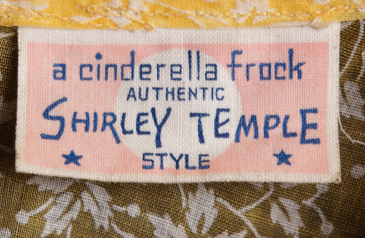 Shirley Temple 1930s Doll Dress Girls Dress Size 6 - Poppy's Vintage Clothing