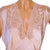 Vintage 1930s Pink Silk Nightie - Size L - Poppy's Vintage Clothing