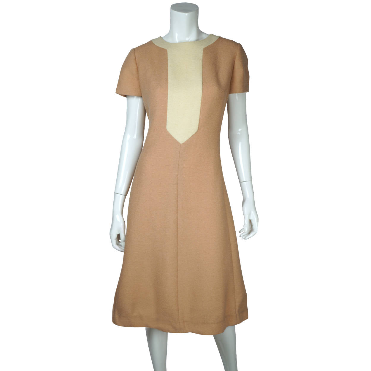 Vintage 60s Dress with Matching Jacket Jackie O Size  L - Poppy's Vintage Clothing