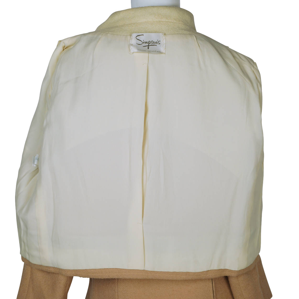 Vintage 60s Dress with Matching Jacket Jackie O Size  L - Poppy's Vintage Clothing