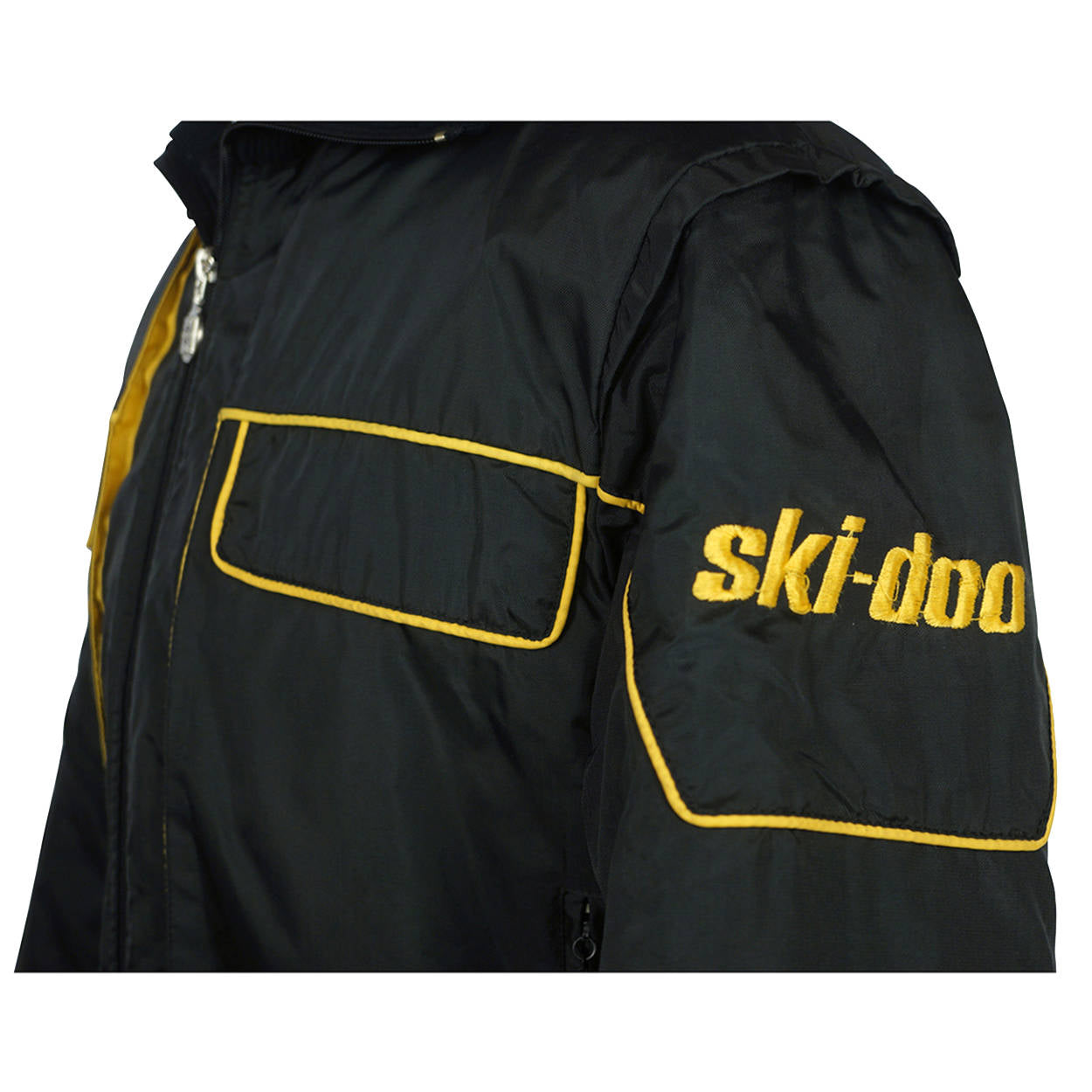 Vintage 1970s Ski Doo Snowmobile Jacket Coat Bombardier Canada Mens Size L 42 - Poppy's Vintage Clothing