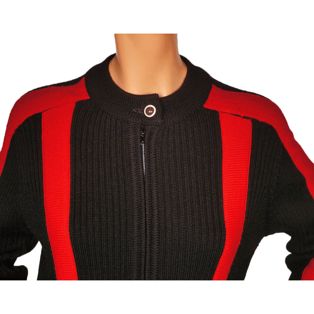 Vintage 1960s Ski Doo Snowmobile Pantsuit Sweater w Pants Canada Ladies Size L - Poppy's Vintage Clothing