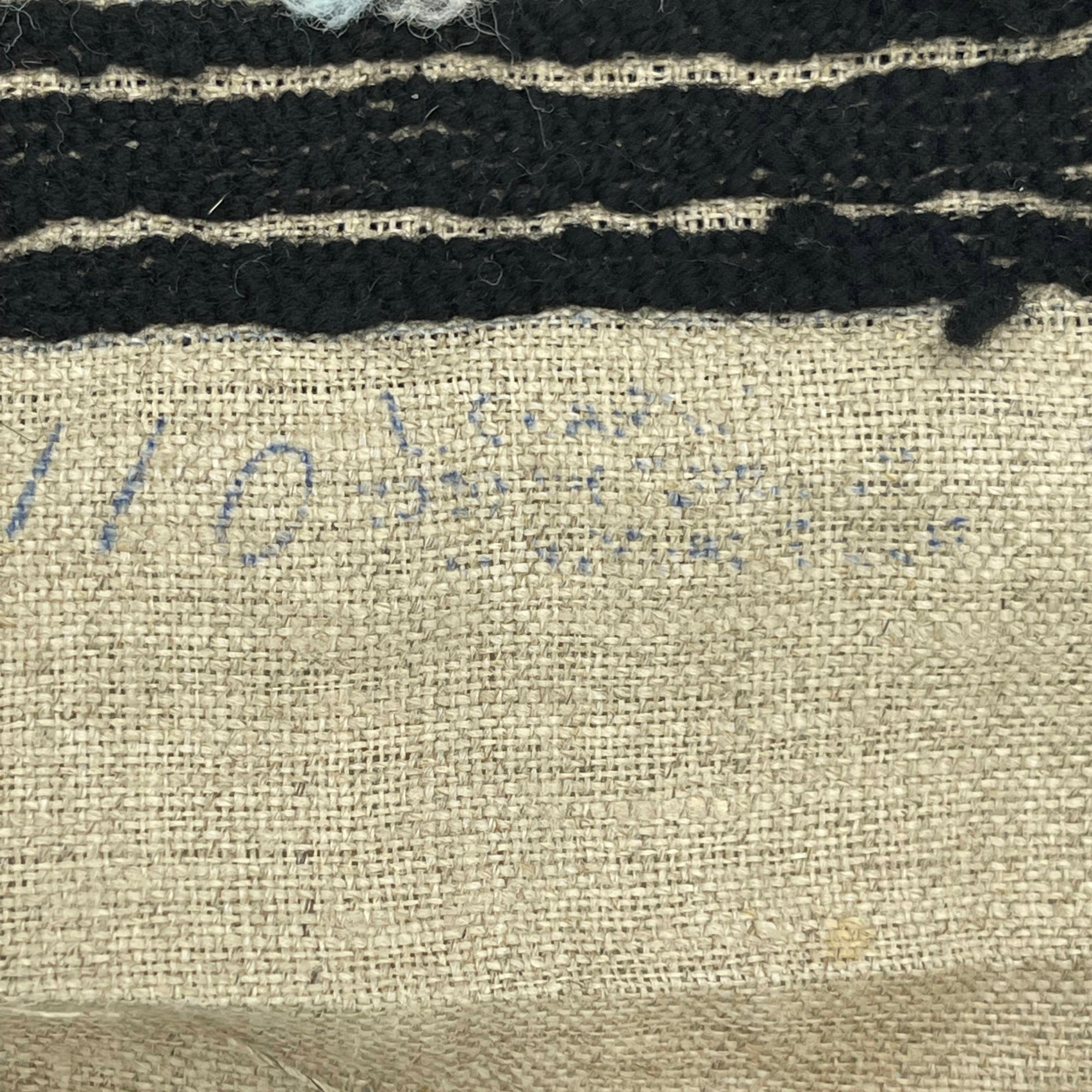 Vintage Canadian Folk Art Hooked Wall Rug Quebec Winter Scene