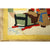 Vintage Canadian Folk Art Hooked Wall Rug Quebec Winter Scene Clarence Gagnon - Poppy's Vintage Clothing