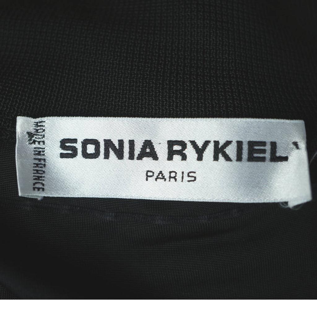 Vintage Sonia Rykiel Tunic Dress Sheer Black Size XL - Poppy's Vintage Clothing