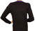 Vintage 1980s Sonia Rykiel Sweater Purple Stripes on Black Wool M - Poppy's Vintage Clothing