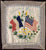 Vintage WWI Patriotic United States & France Souvenir Cushion Cover - Poppy's Vintage Clothing