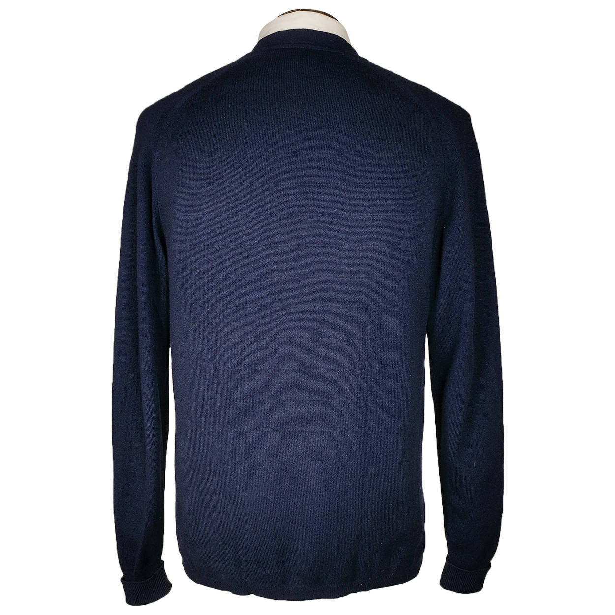 Vintage 1970s St Michael British Cashmere Sweater Mens Cardigan Style Size L 42 - Poppy's Vintage Clothing