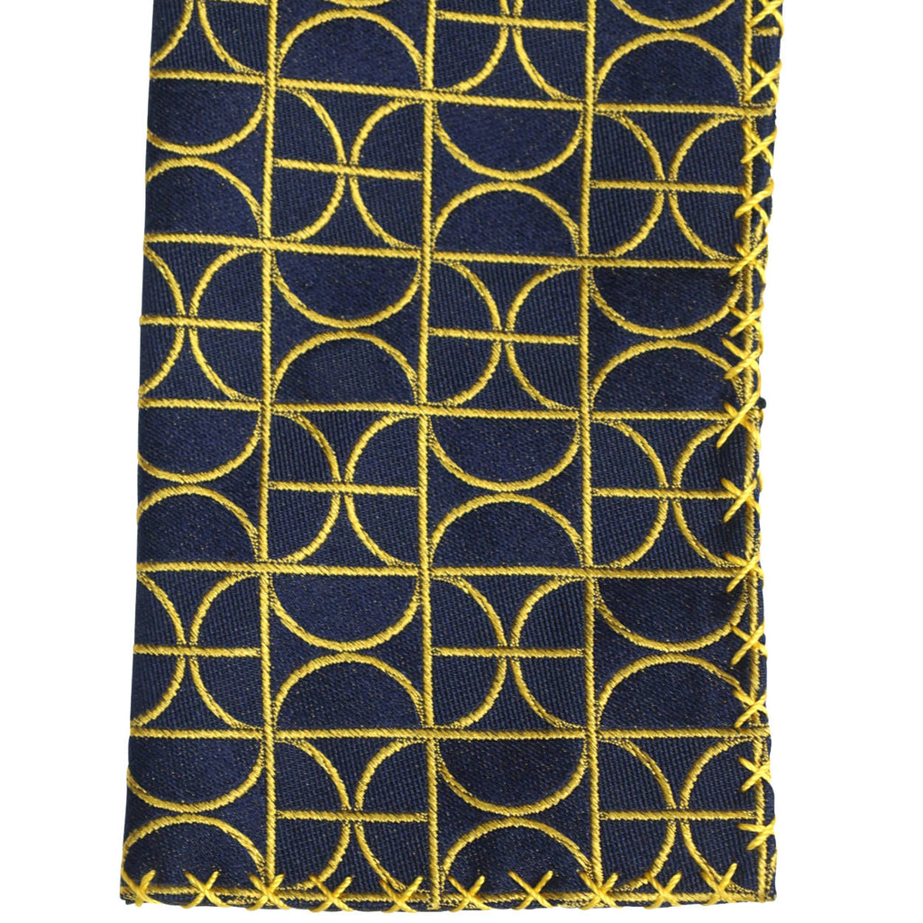 Vintage Mens Silk Tie Stanley Monte Carlo Leo Gret France - Poppy's Vintage Clothing