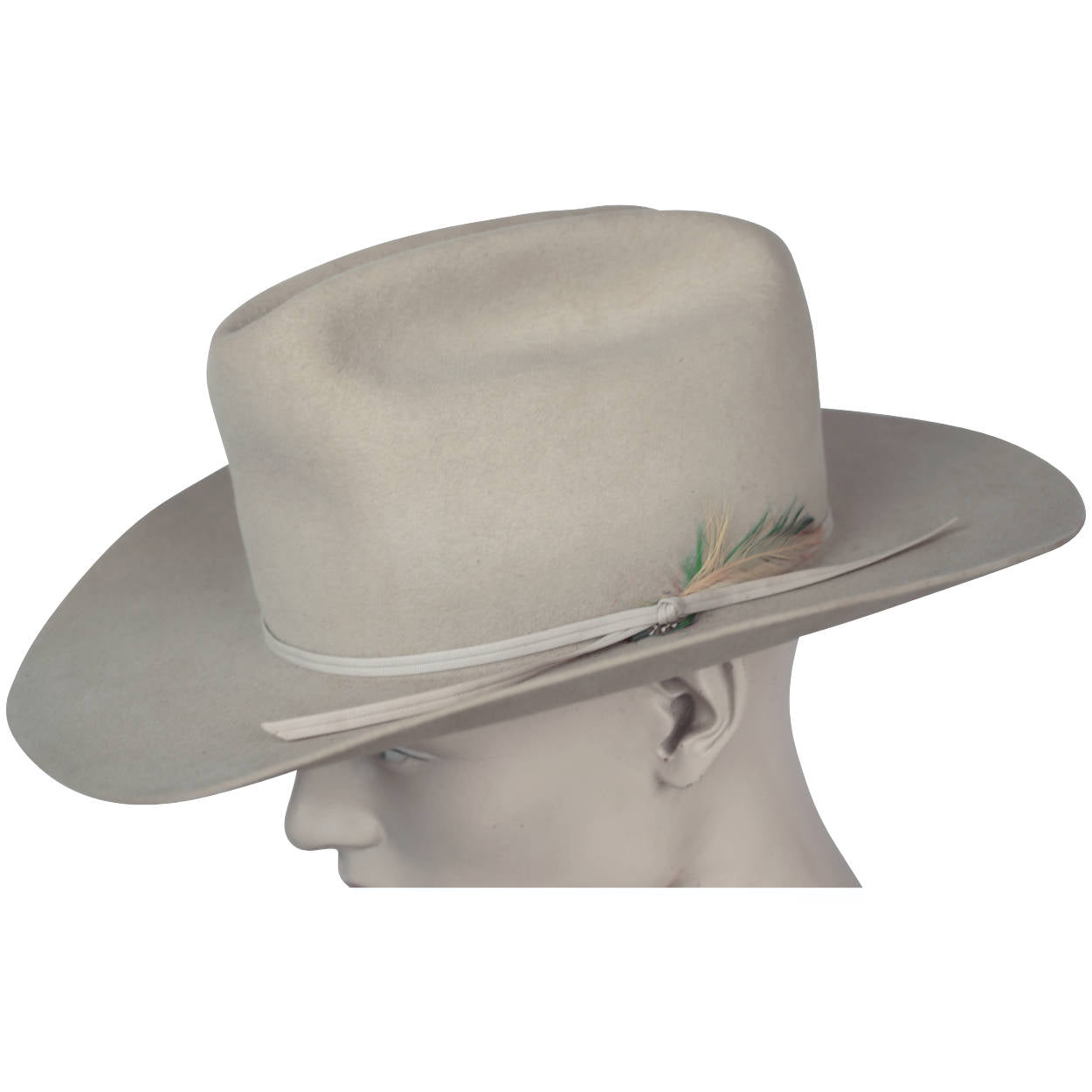Vintage Stetson Western Cowboy Hat 4X Beaver Size 7 3/8 - Poppy's Vintage Clothing
