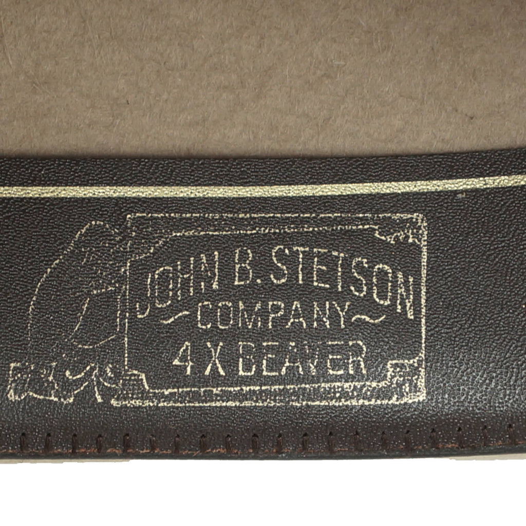 Vintage Stetson Western Cowboy Hat 4X Beaver Size 7 3/8 - Poppy's Vintage Clothing