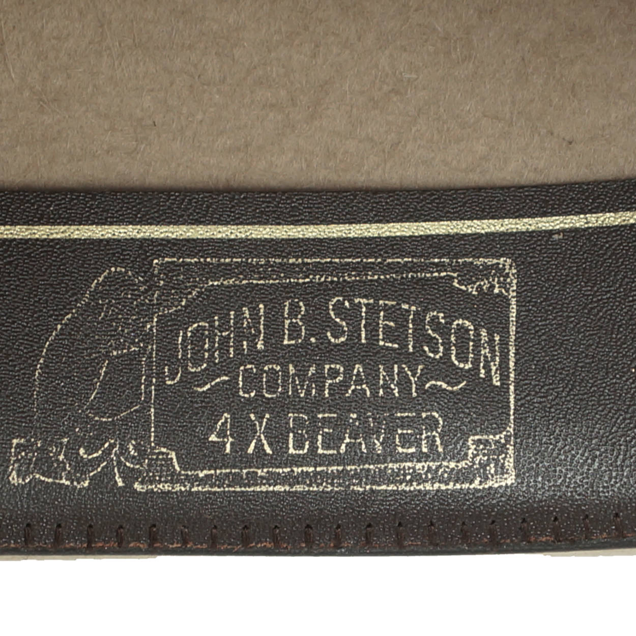 Vintage Stetson Western Cowboy Hat 4X Beaver Size 7 3/8 - Poppy's Vintage Clothing