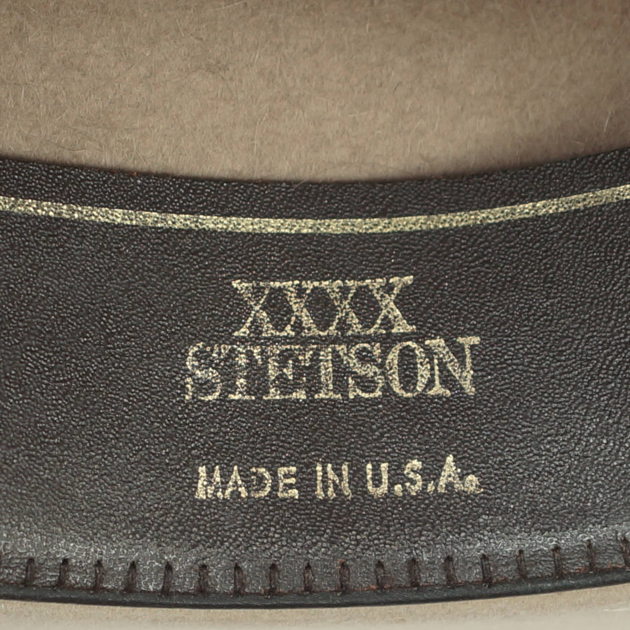 Vintage Stetson Western Cowboy Hat 4X Beaver Size 7 3/8 - Poppy's Vintage Clothing