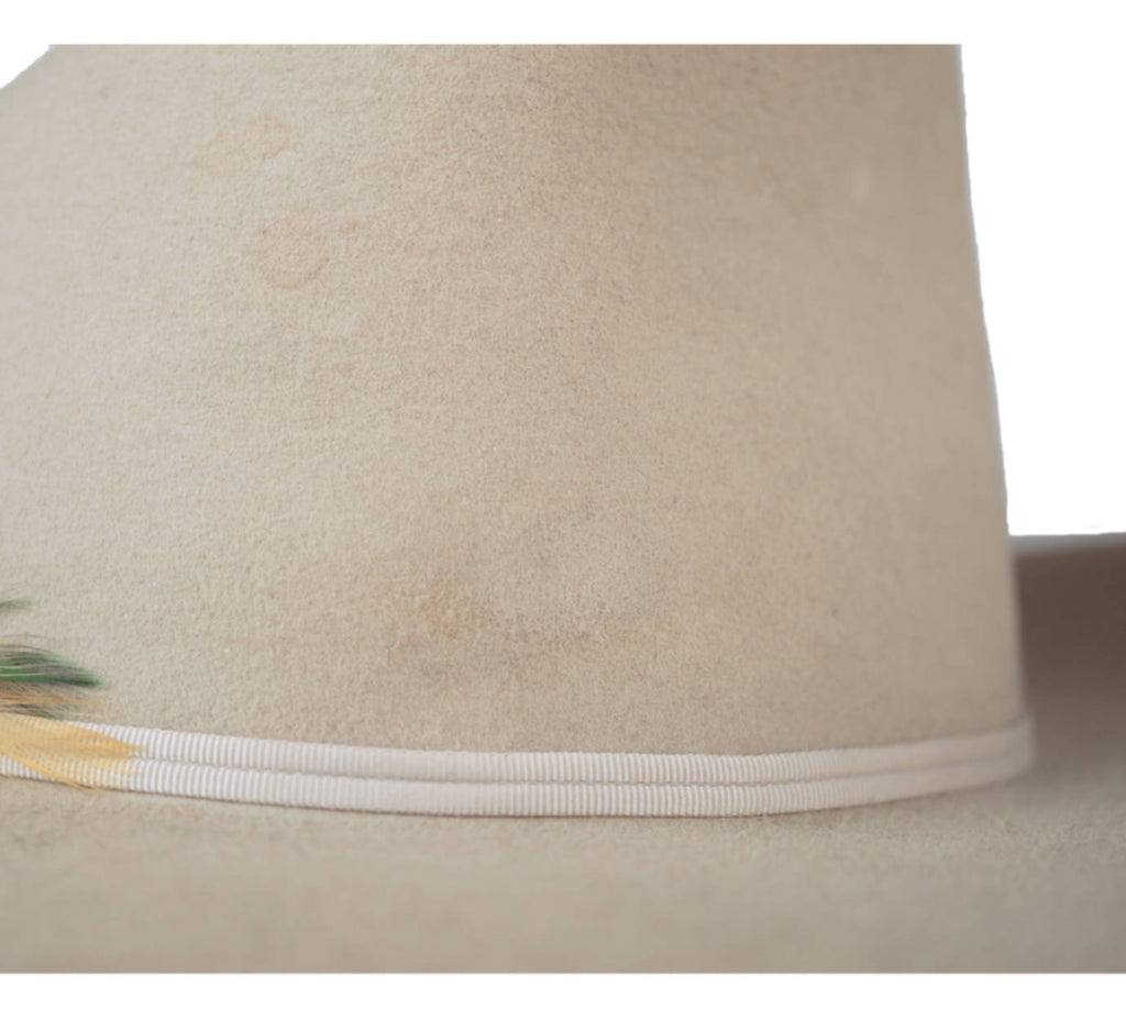Vintage Stetson Western Cowboy Hat 4X Beaver Size 7 3/8 - Poppy's Vintage Clothing