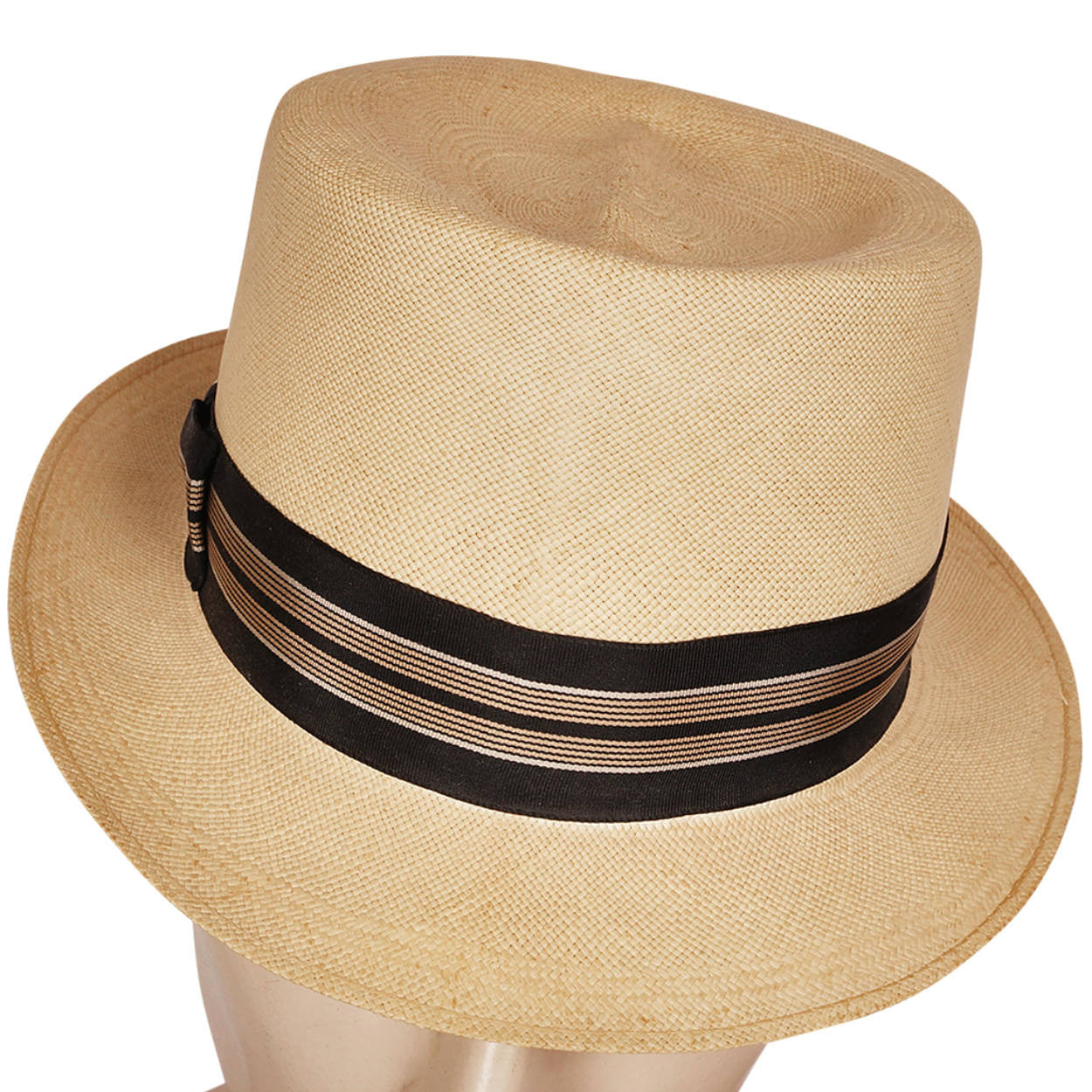 Vintage Stetson Genuine Panama Fedora Hat 1950s Size 7 1/4 - Poppy's Vintage Clothing