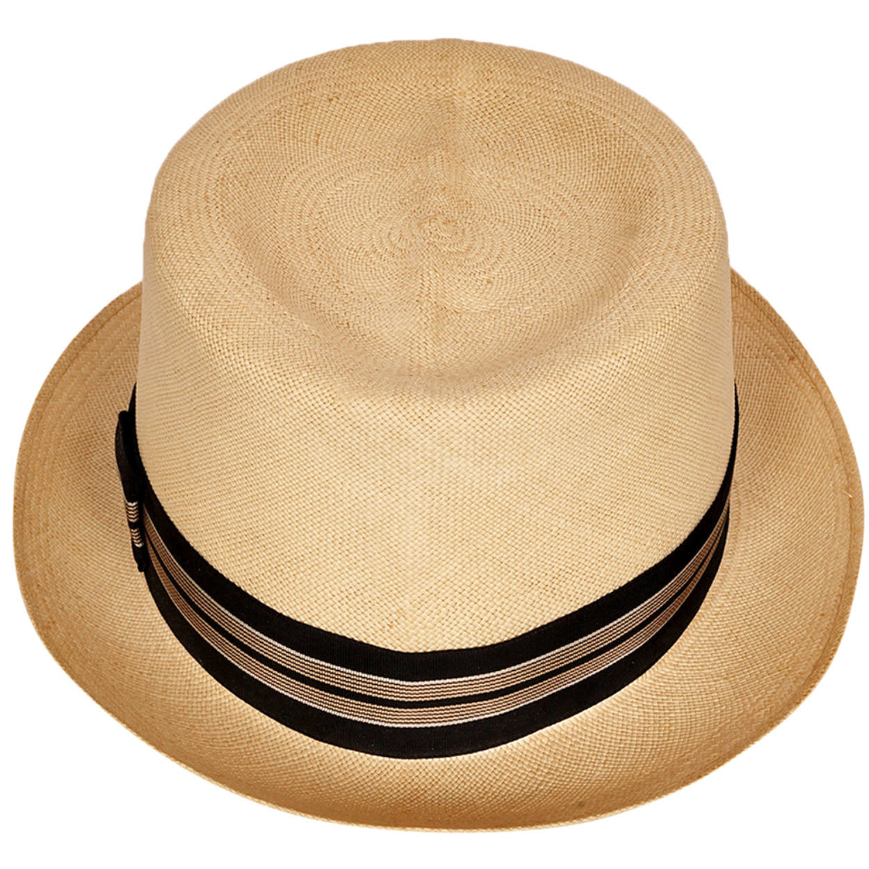 Vintage Stetson Genuine Panama Fedora Hat 1950s Size 7 1/4 - Poppy's Vintage Clothing
