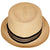 Vintage Stetson Genuine Panama Fedora Hat 1950s Size 7 1/4 - Poppy's Vintage Clothing