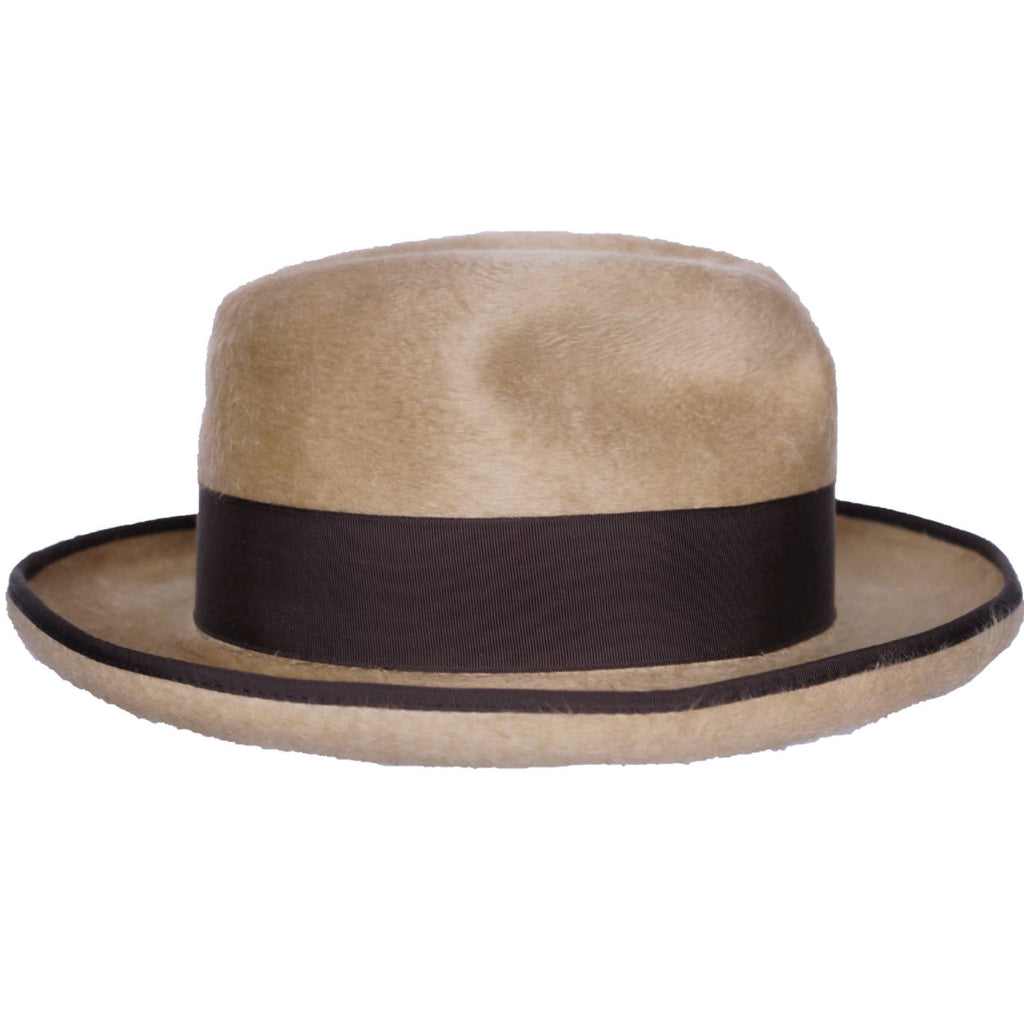 Vintage Stetson Playboy II Plush Fedora Hat Wide Brim Canadian Rondelay Size 7 1/8 - Poppy's Vintage Clothing