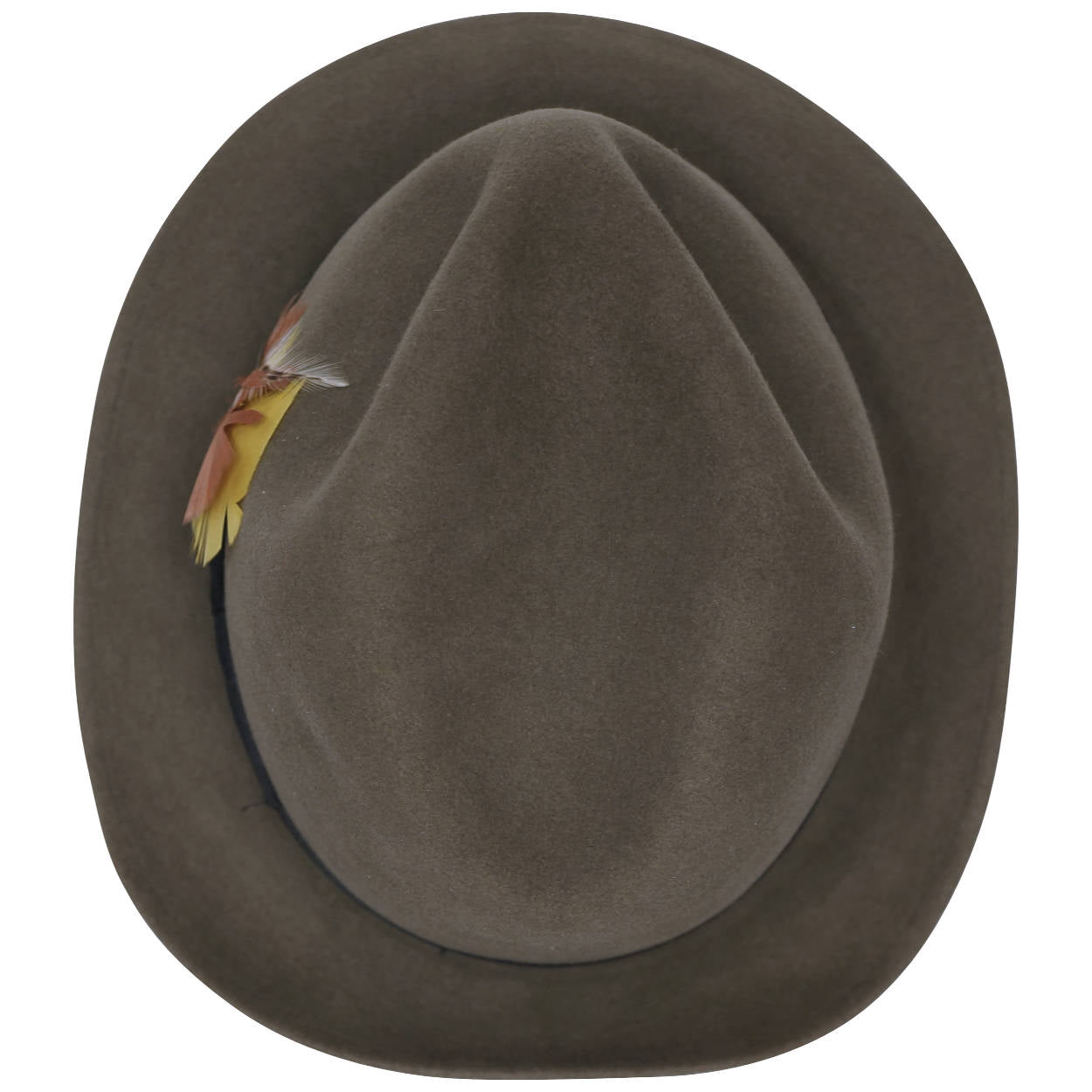 Vintage Mens Royal Stetson Fedora Hat Green Grey Medium 7 1/8 - Poppy's Vintage Clothing