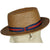 Vintage 60s Stetson Hat Straw Fedora Summer Hat Size 7 1/4 - Poppy's Vintage Clothing