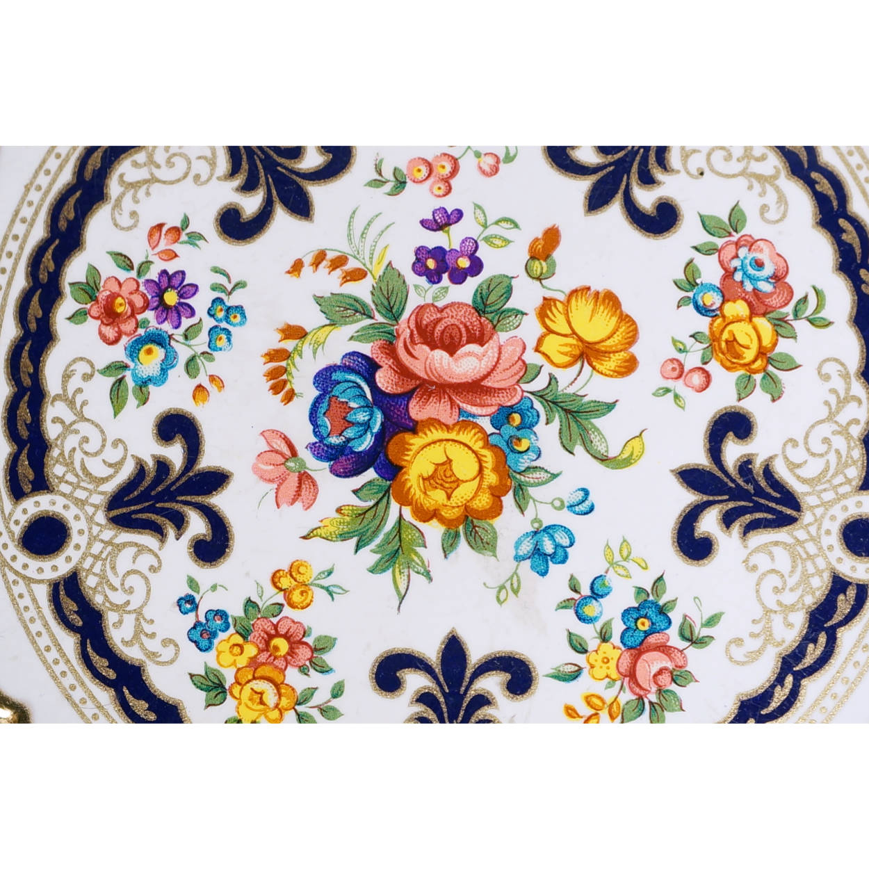 Vintage Stratton Compact Floral Design 1960s Unused - Poppy's Vintage Clothing