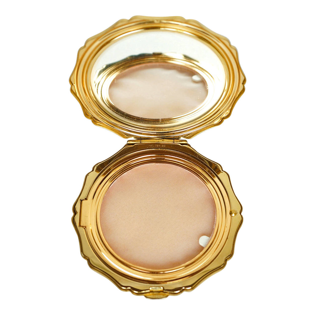 Vintage Stratton Compact Floral Design 1960s Unused - Poppy's Vintage Clothing