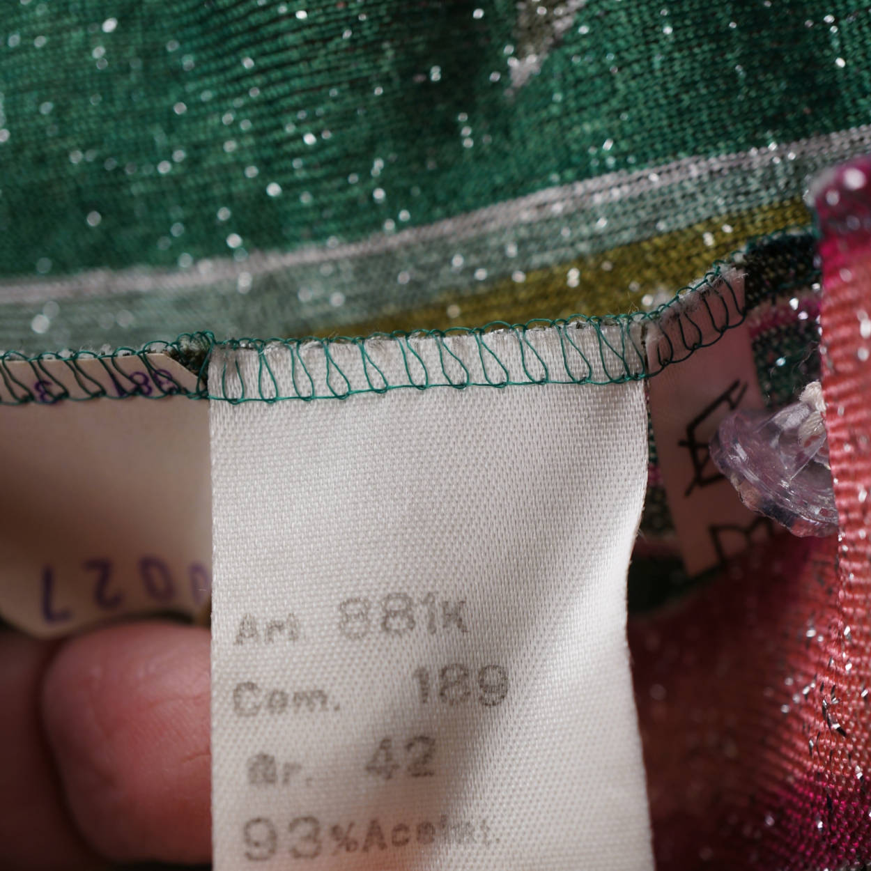 Vintage 1970s 2 Piece Ensemble Blouse &amp; Skirt Set Size L Strauss Modell Germany - Poppy's Vintage Clothing